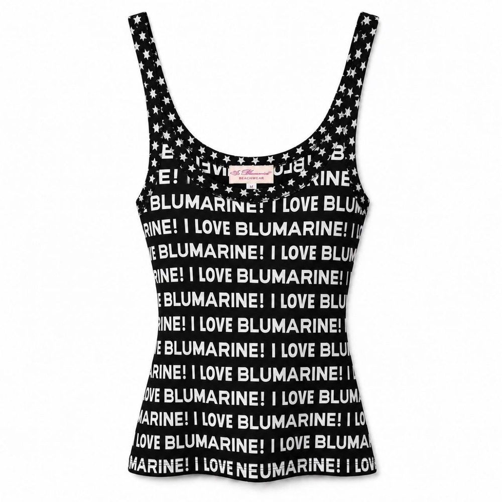 Blumarine Vintage "I LOVE BLUMARINE!" Tank